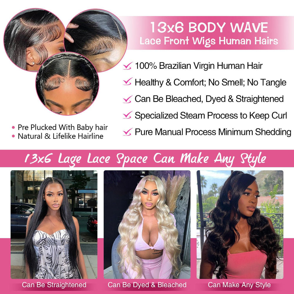Gearina breathable Swiss lace front wig for all-day comfort.