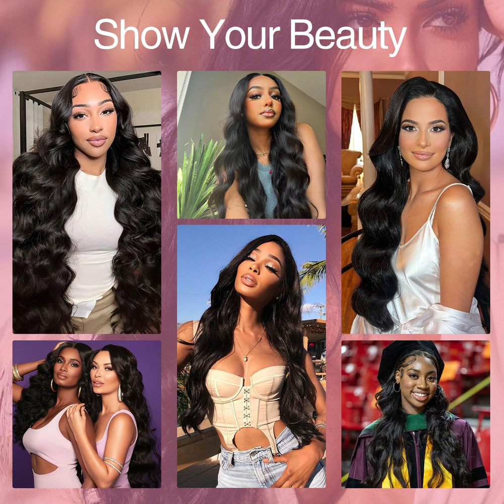 Gearina natural black 30-inch wig for dramatic length and styling versatility.