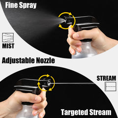 GearTrust leak-proof spray bottle with adjustable stream for targeted cleaning.
