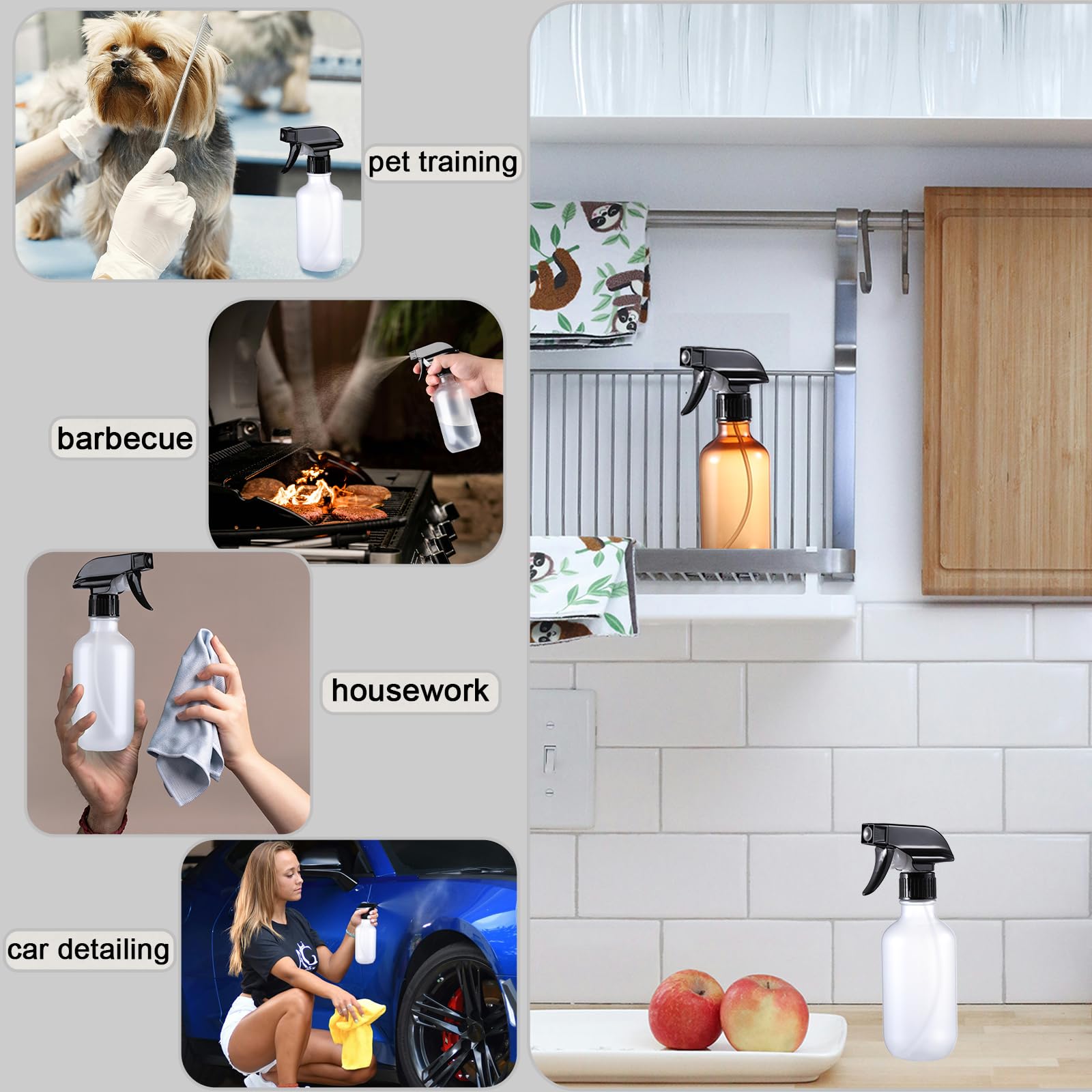 GearTrust 300 ml compact bottle ideal for hair, plants, and cleaning.
