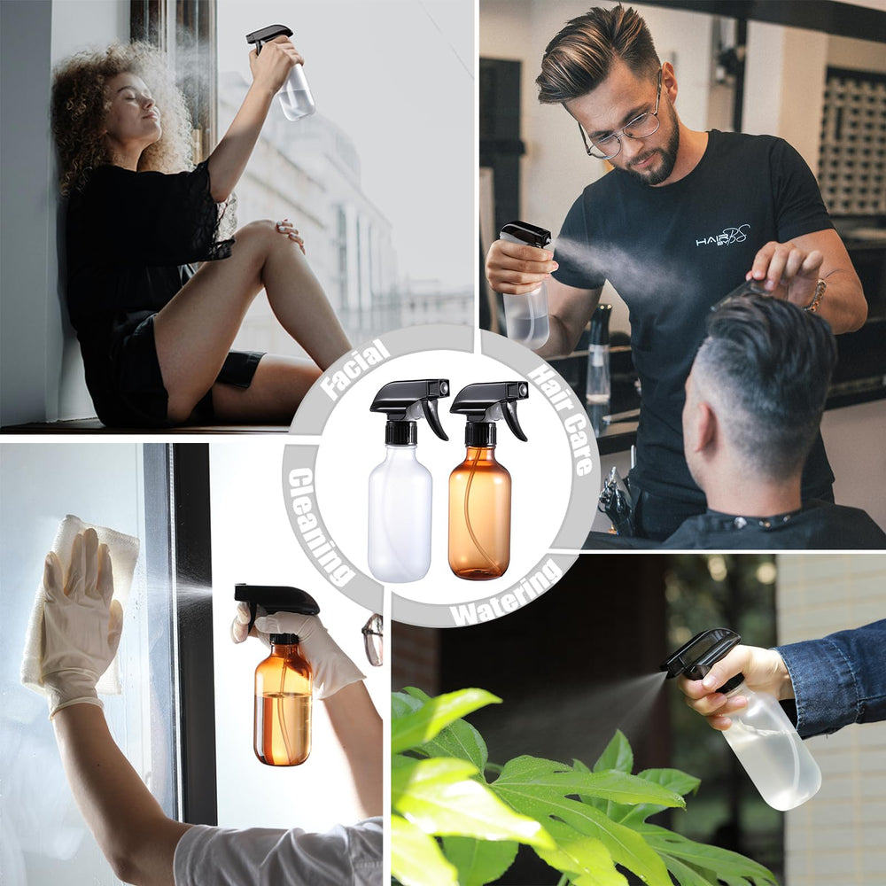 GearTrust ergonomic spray bottle offers comfortable grip during spraying.