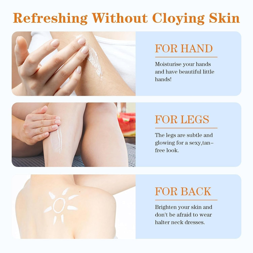 GEBUTP Relief Sun Organic Sunscreen creamy texture glides smoothly.
