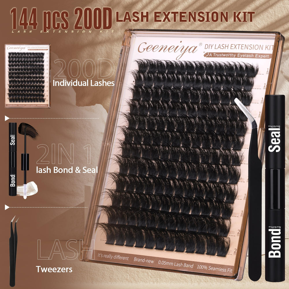 Geeneiya beginner-friendly lash kit suitable for all eye shapes