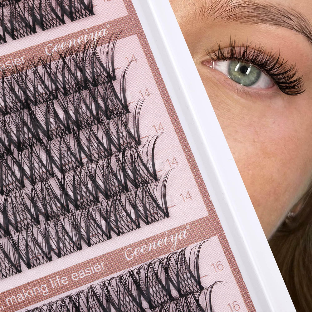 Geeneiya DIY lash cluster pack for at-home styling