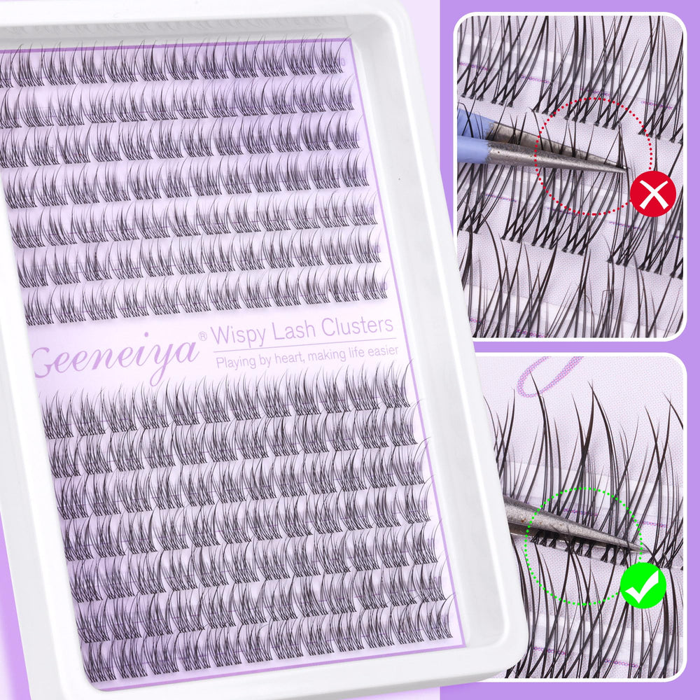 Geeneiya easy-application clusters enable quick lash upgrades
