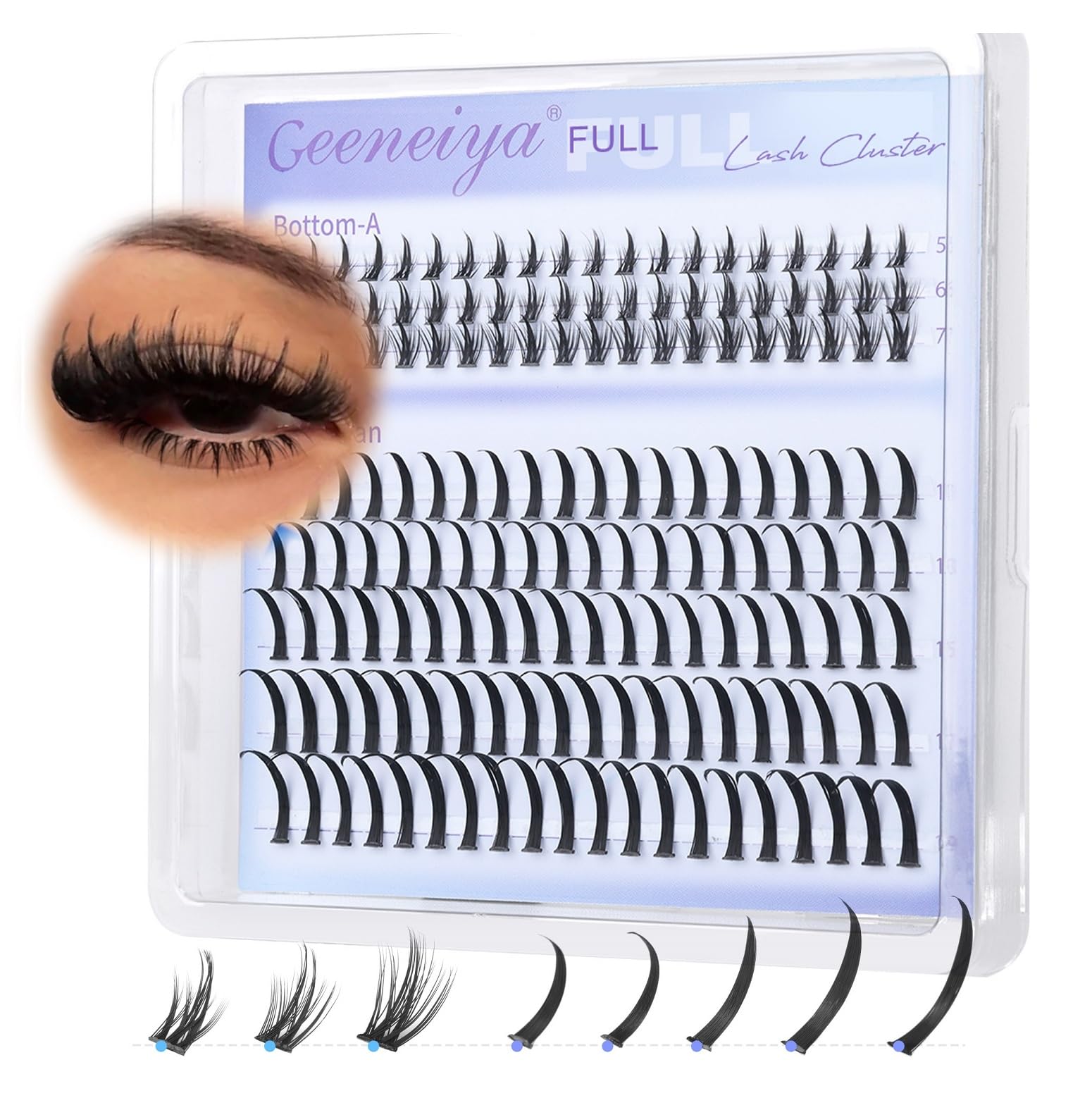 Geeneiya editorial spikes look showcases bold, fashion-forward lashes for statement makeup.