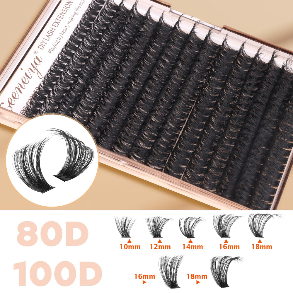 Geeneiya eye corner 10-14mm clusters for subtle enhancement.