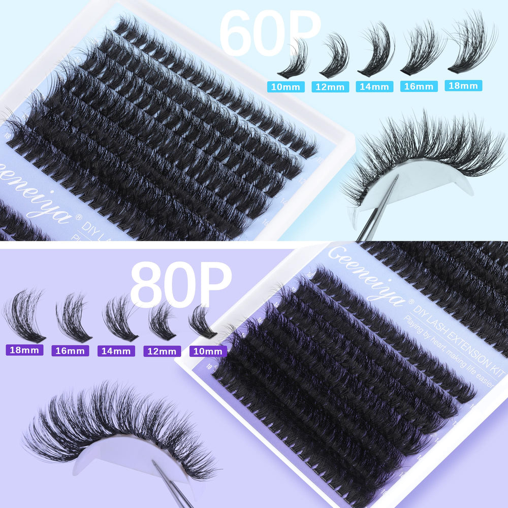 Geeneiya lash bond and seal bottle illustrating long-lasting hold