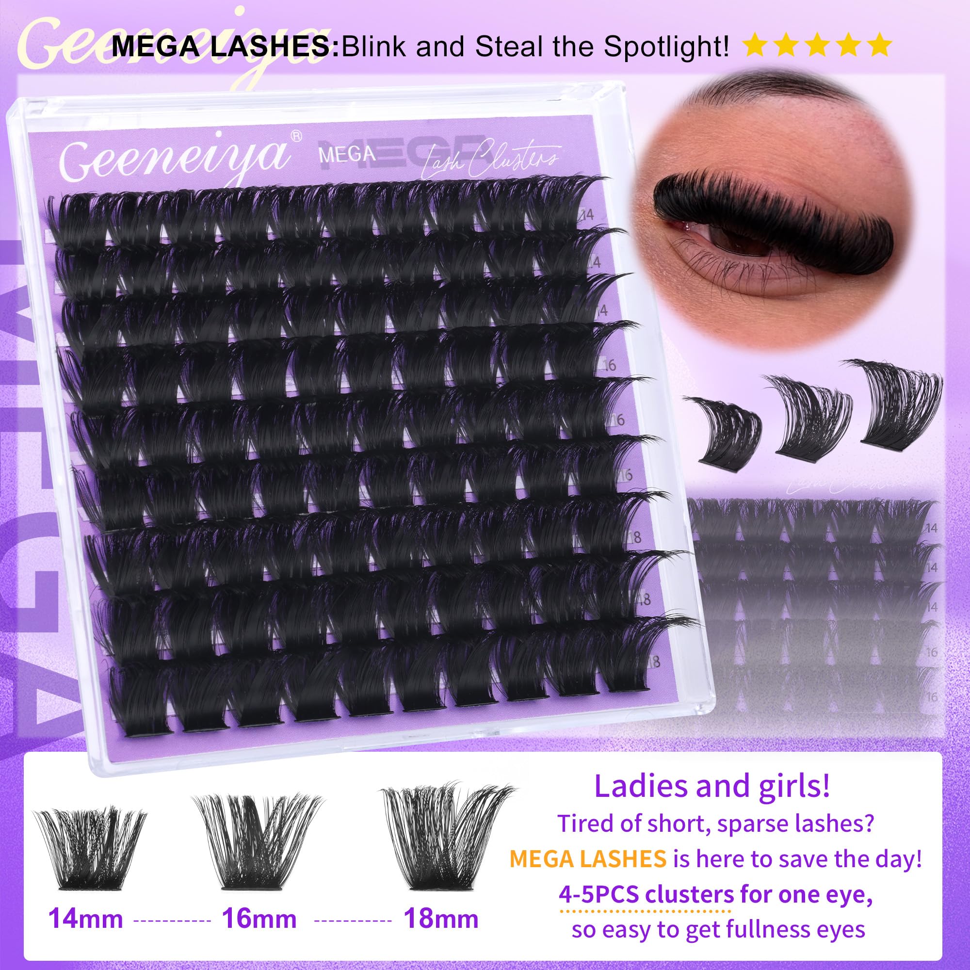 Geeneiya lash remover helps cleanly remove clusters without residue