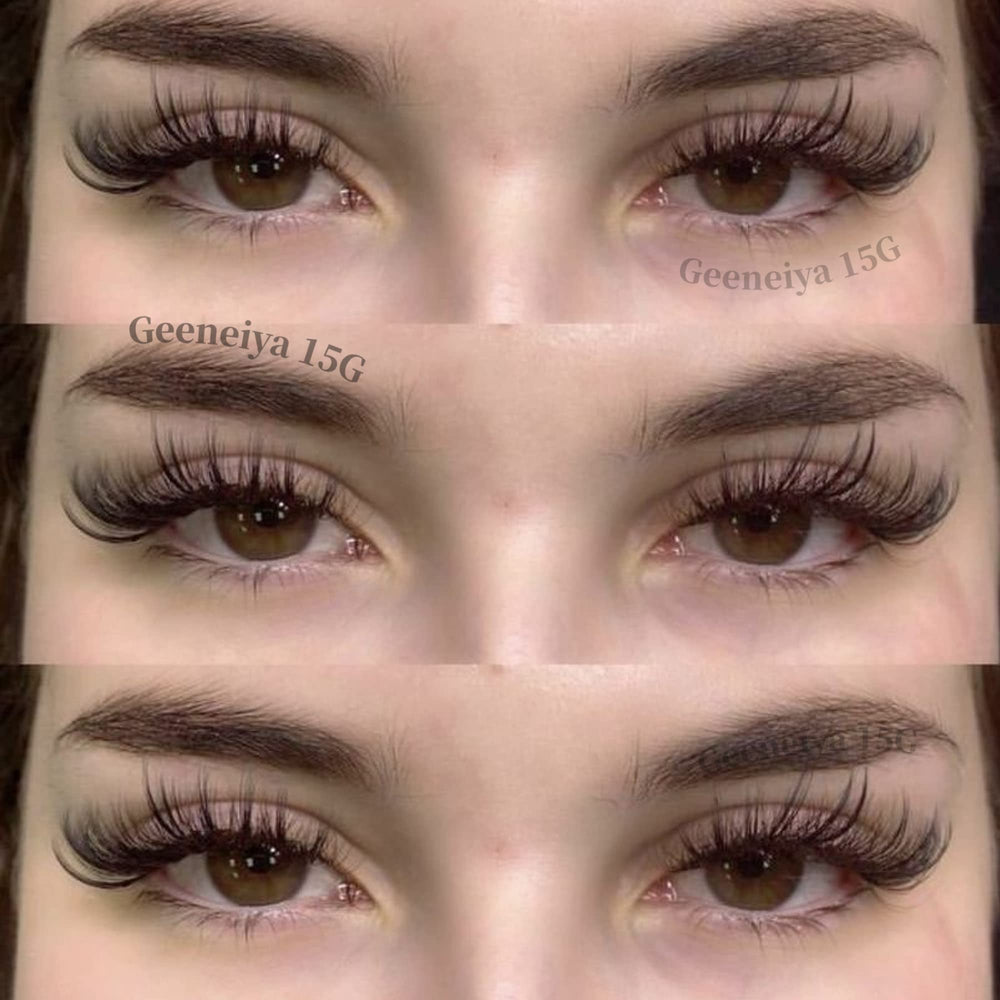 Geeneiya Cat Eye Outside Corner lashes lift and define the outer eye.