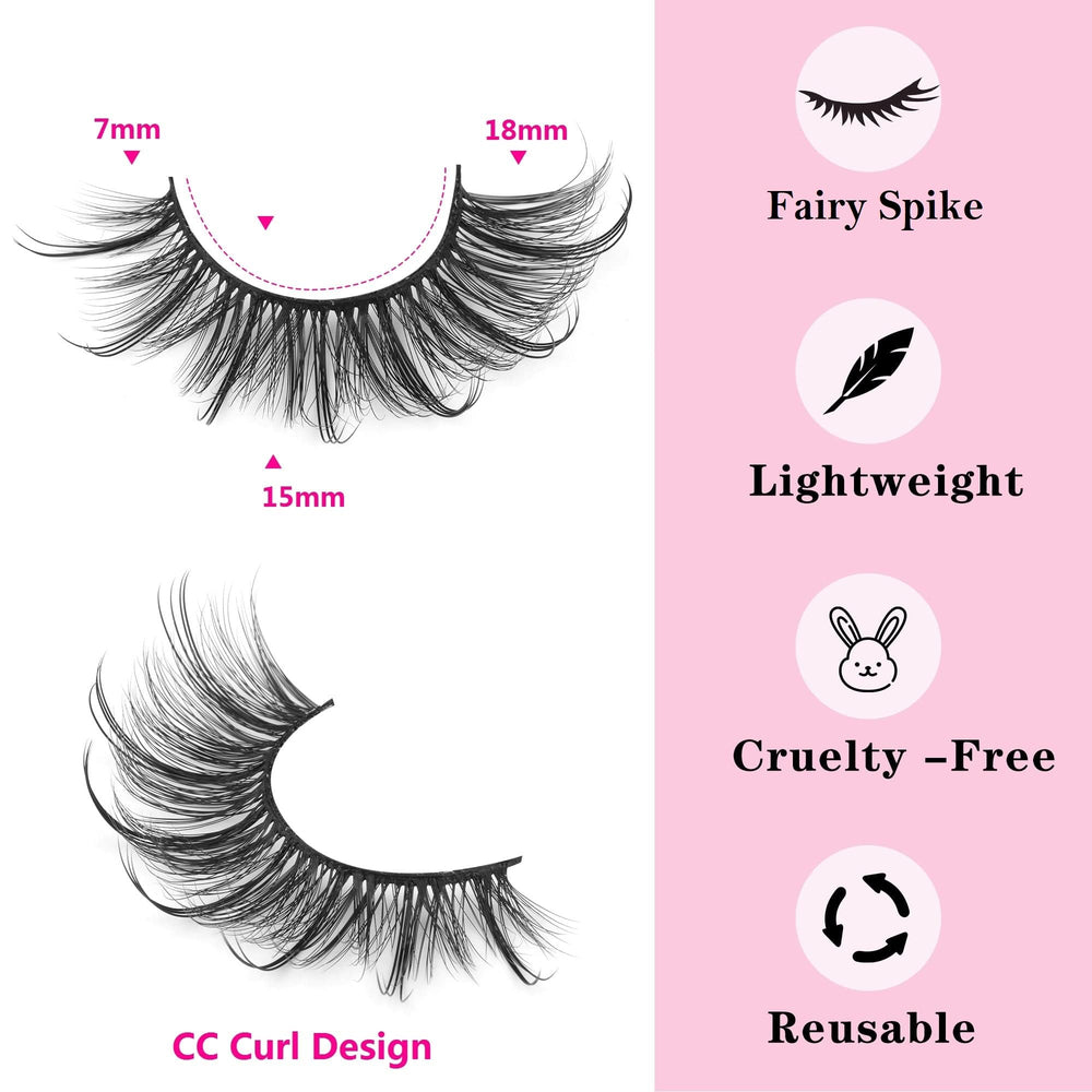 Geeneiya 3D effect lashes add fullness while staying lightweight.