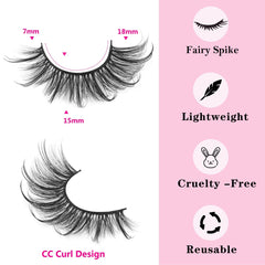 Geeneiya 3D effect lashes add fullness while staying lightweight.