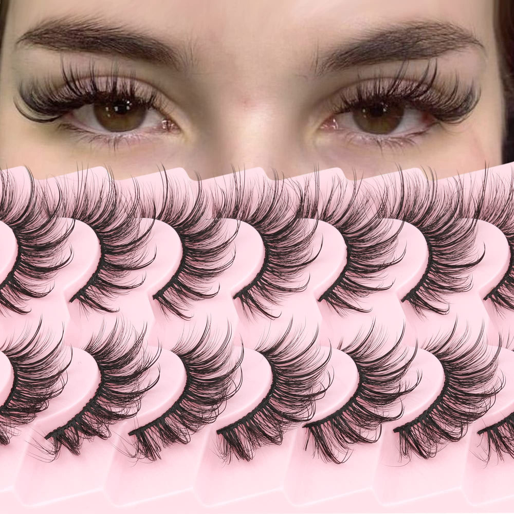 Geeneiya Wispy Mink 18mm lashes deliver natural, voluminous daily definition.