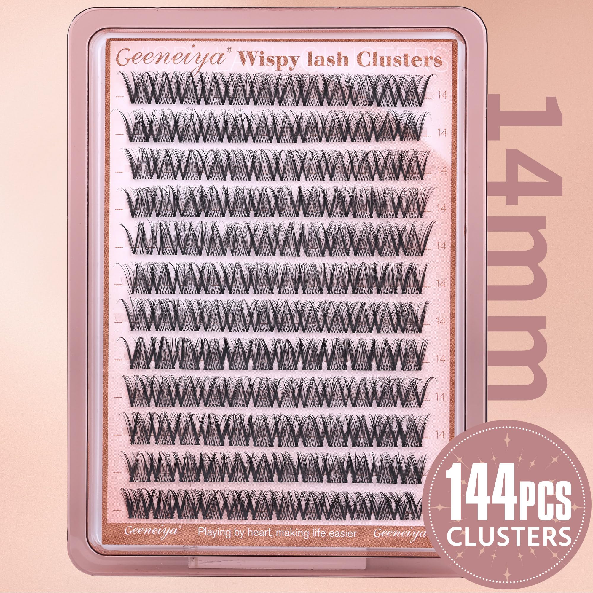 Geeneiya matte faux mink lashes offer lightweight natural aesthetics.