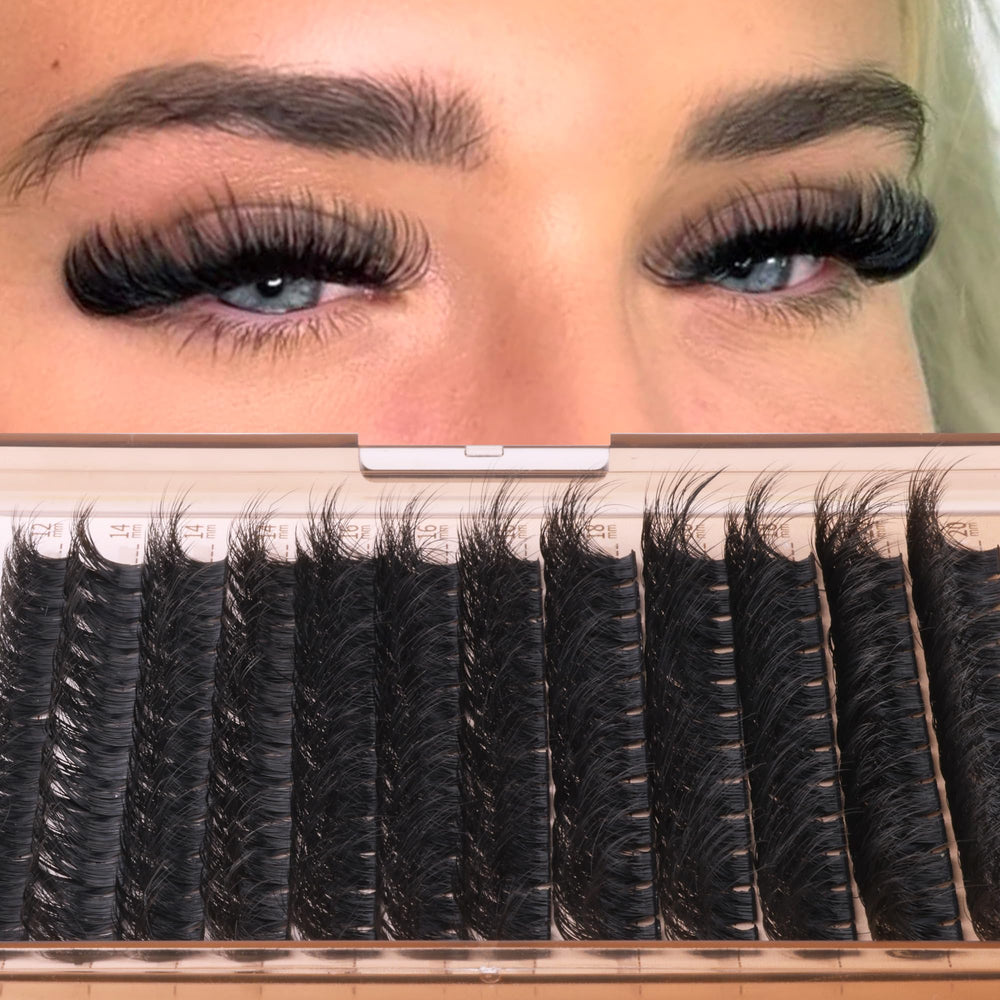 Geeneiya mixed-length 10-20mm lash clusters for versatile wispy styles at home
