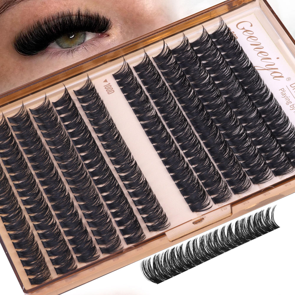 Geeneiya natural lash enhancement with 12mm length for a light everyday look.
