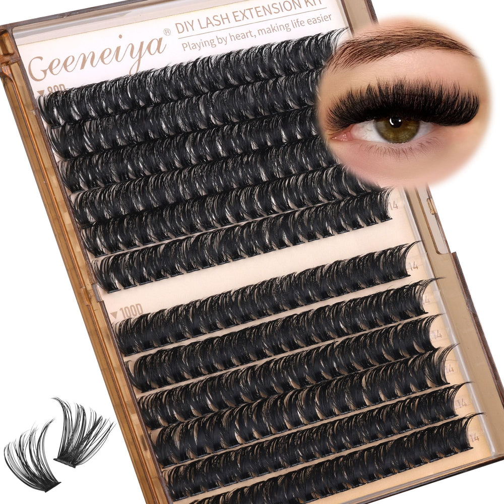 Geeneiya Natural Daily Look with 14mm clusters offering light fullness.