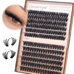 Geeneiya refill-use lash clusters highlights budget-friendly option to extend wear.