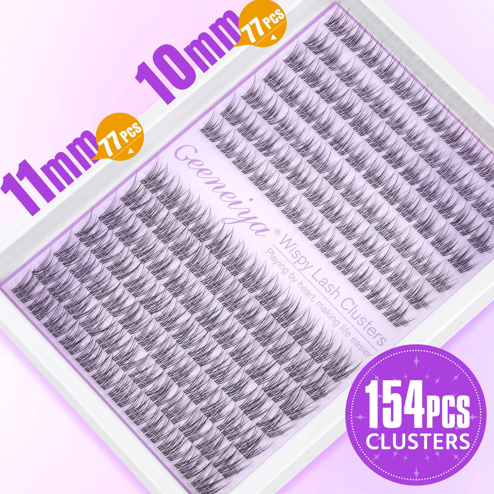 Geeneiya soft lightweight band blends with natural lashes