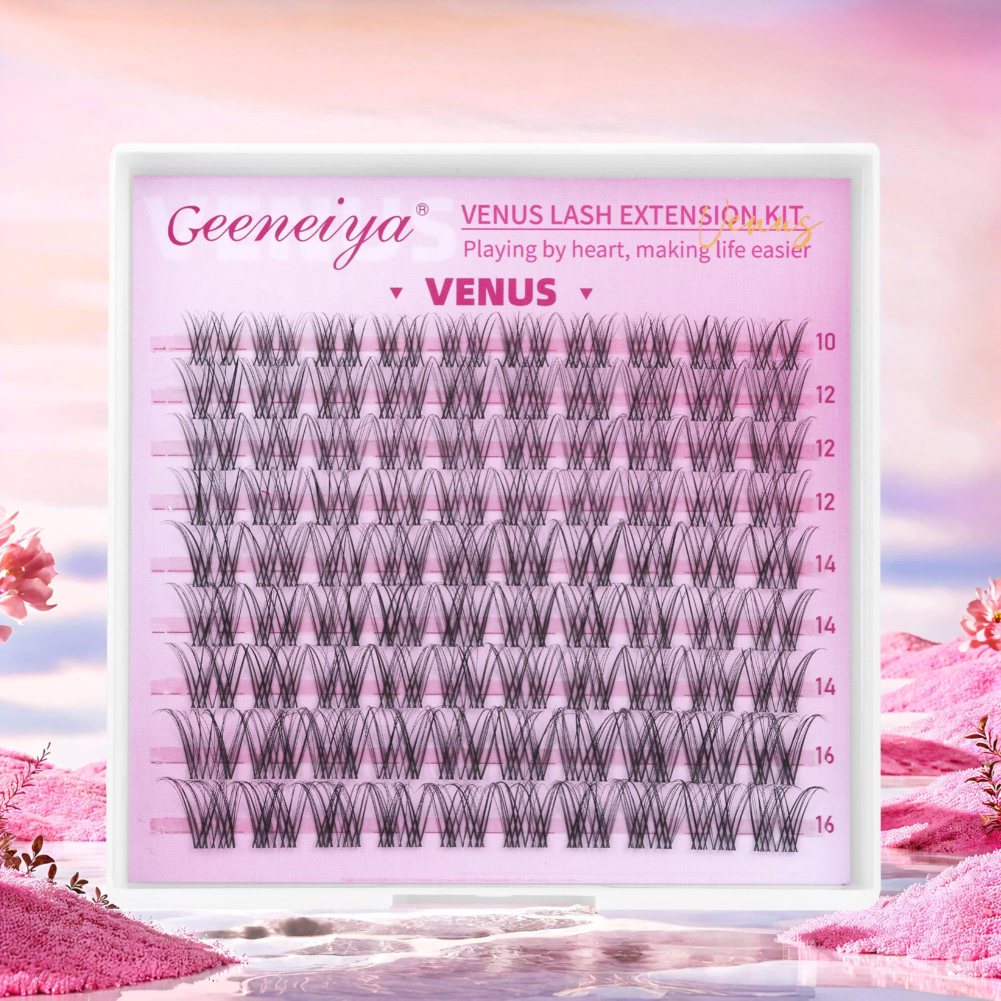 Geeneiya VENUS DIY lash clusters enhance eye definition
