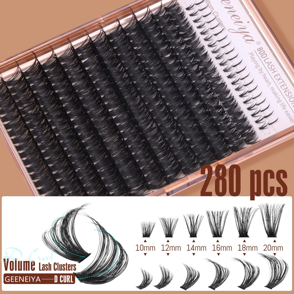 Geeneiya waterproof lash bond and seal keeps lashes secure and long-lasting.
