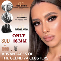 Geeneiya waterproof lash bond and seal for durable wear.