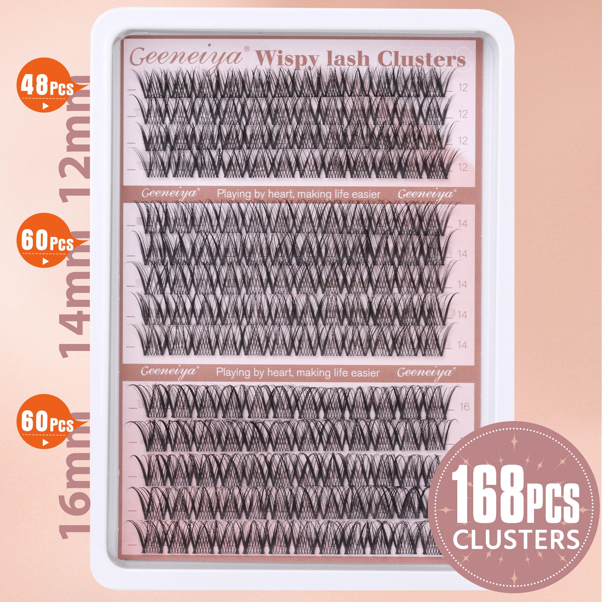 Geeneiya waterproof matte faux mink fibers for all-day wear