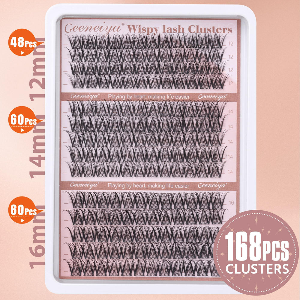 Geeneiya waterproof matte faux mink fibers for all-day wear