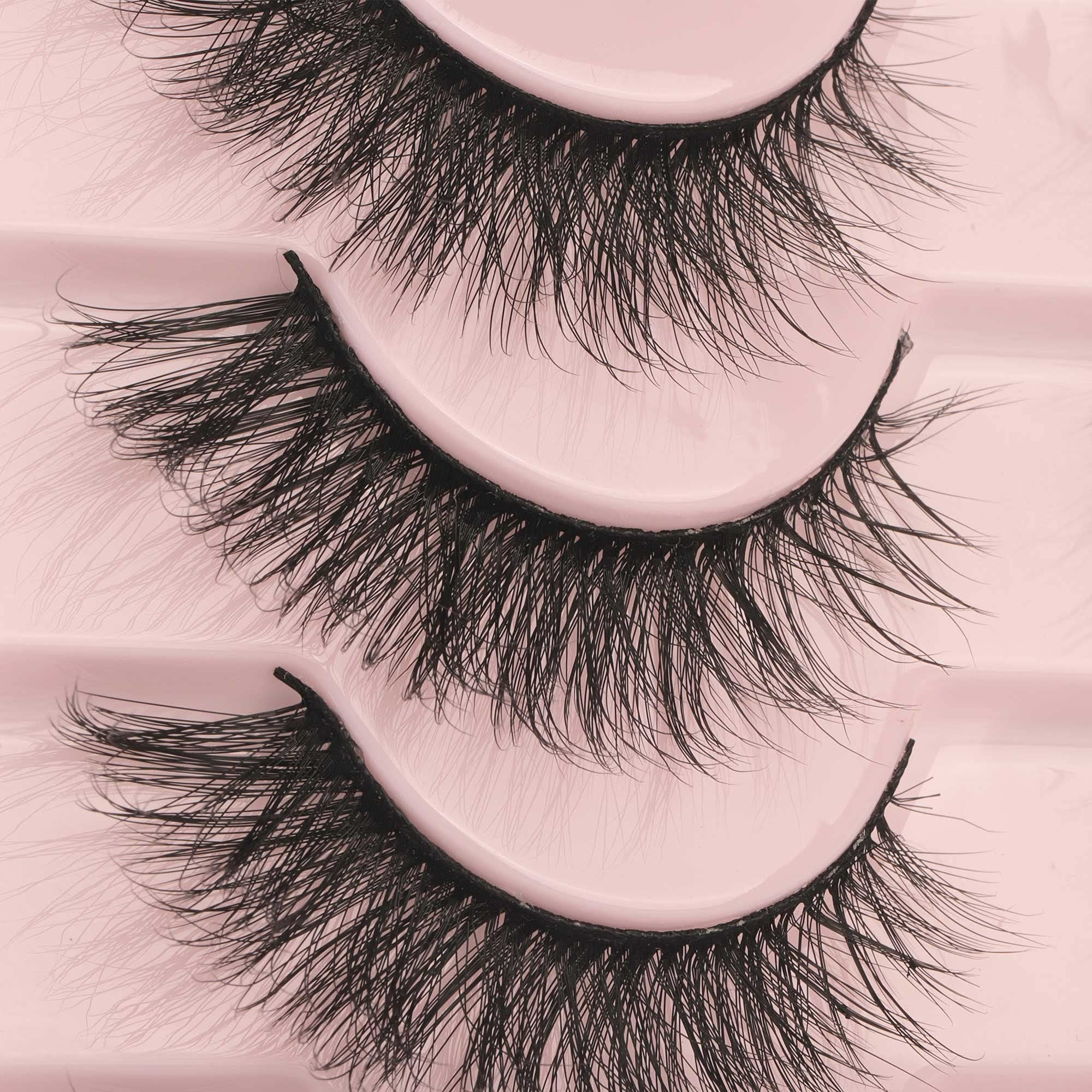 Geeneiya wispy cat eye lashes provide subtle lift
