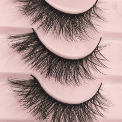 Geeneiya wispy cat eye lashes provide subtle lift
