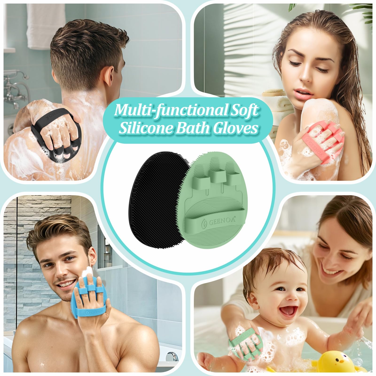 GEENOA easy-care, quick-drying silicone lasts longer.
