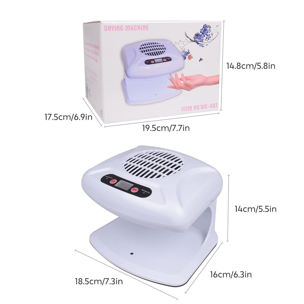 Gegong air nail dryer is perfect for regular polish in a home salon.