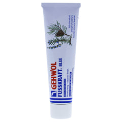 Gehwol Fusskraft Blue, botella de crema para pies, facilita la aplicación para un cuidado cómodo.