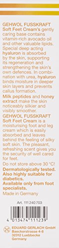 GEHWOL Soft Feet Cream 4.4 oz pack shown for everyday use.