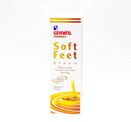 GEHWOL Soft Feet Cream texture close-up showing quick absorption.