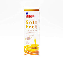 GEHWOL Soft Feet Cream texture close-up showing quick absorption.