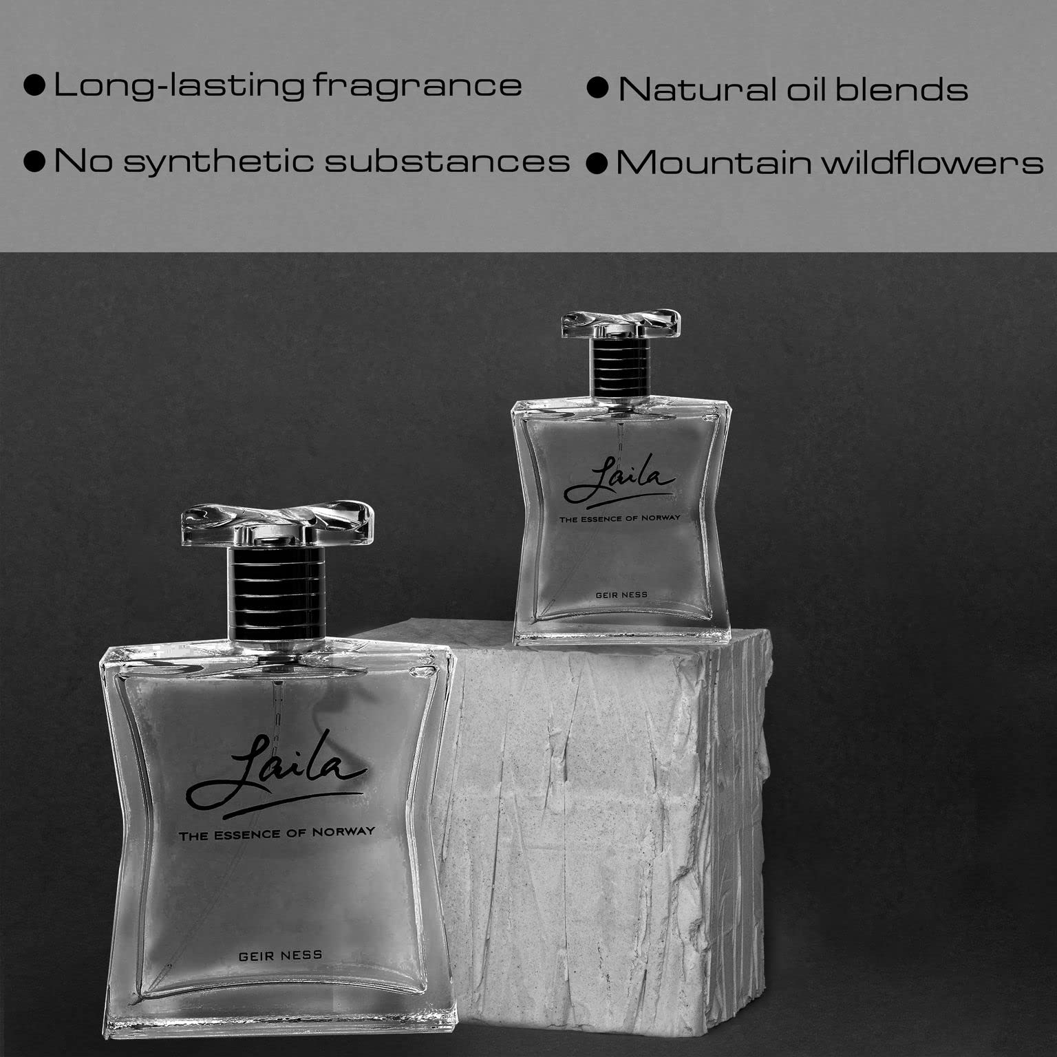 Geir Ness Laila tester display invites easy trial before purchase