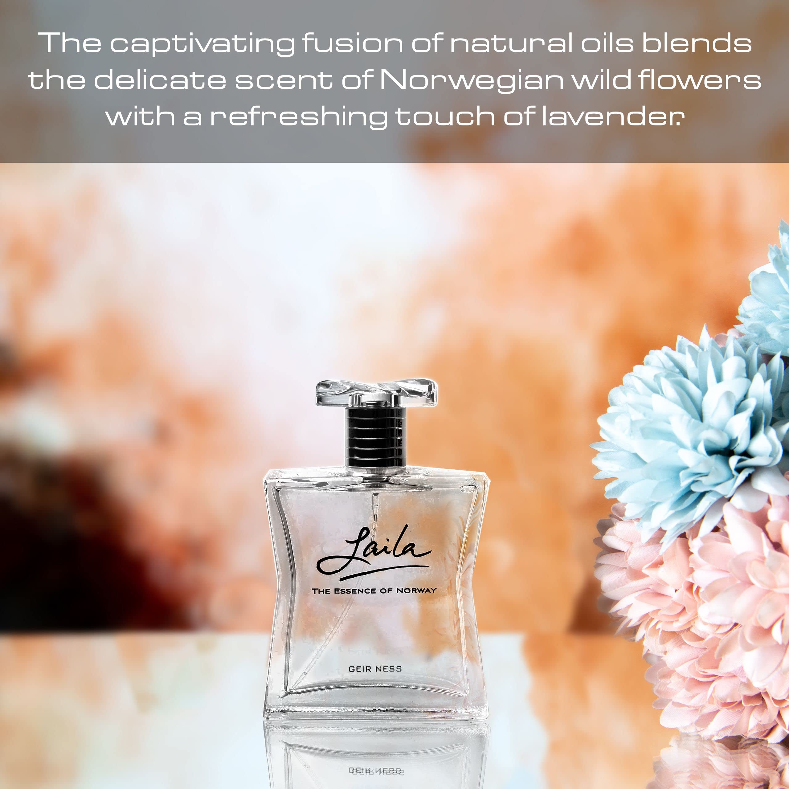Geir Ness Laila applied on pulse points for lasting scent