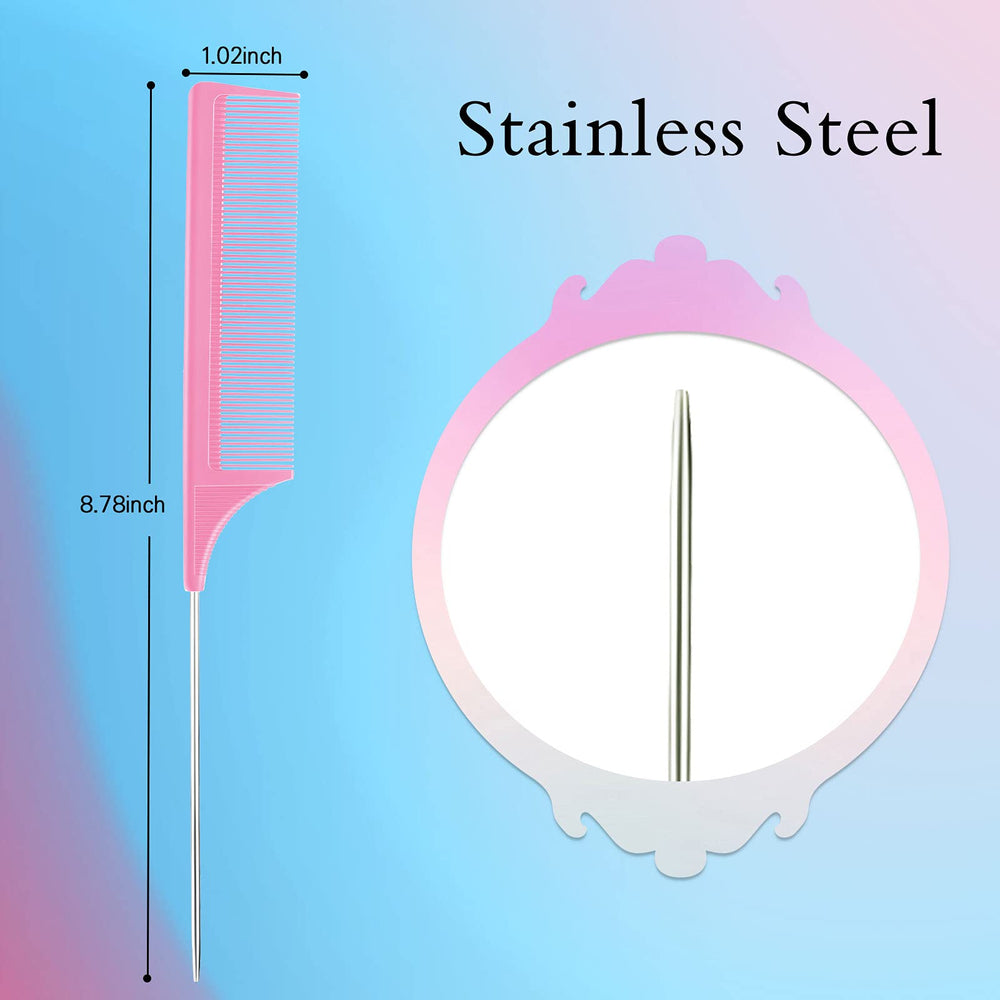 Geiserailie bristle brush 8.78 inches evenly smooths and shapes short or irregular hair.