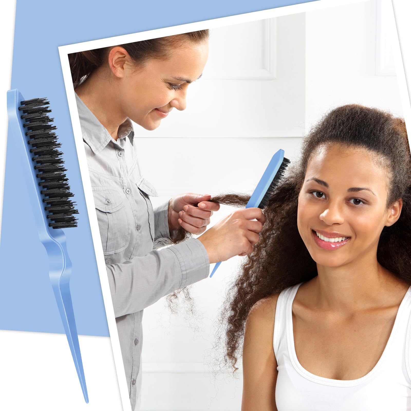 Geiserailie comb stainless steel handle for durable grip