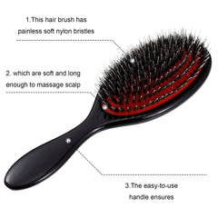 Geiserailie brushes in different sizes for versatile styling.