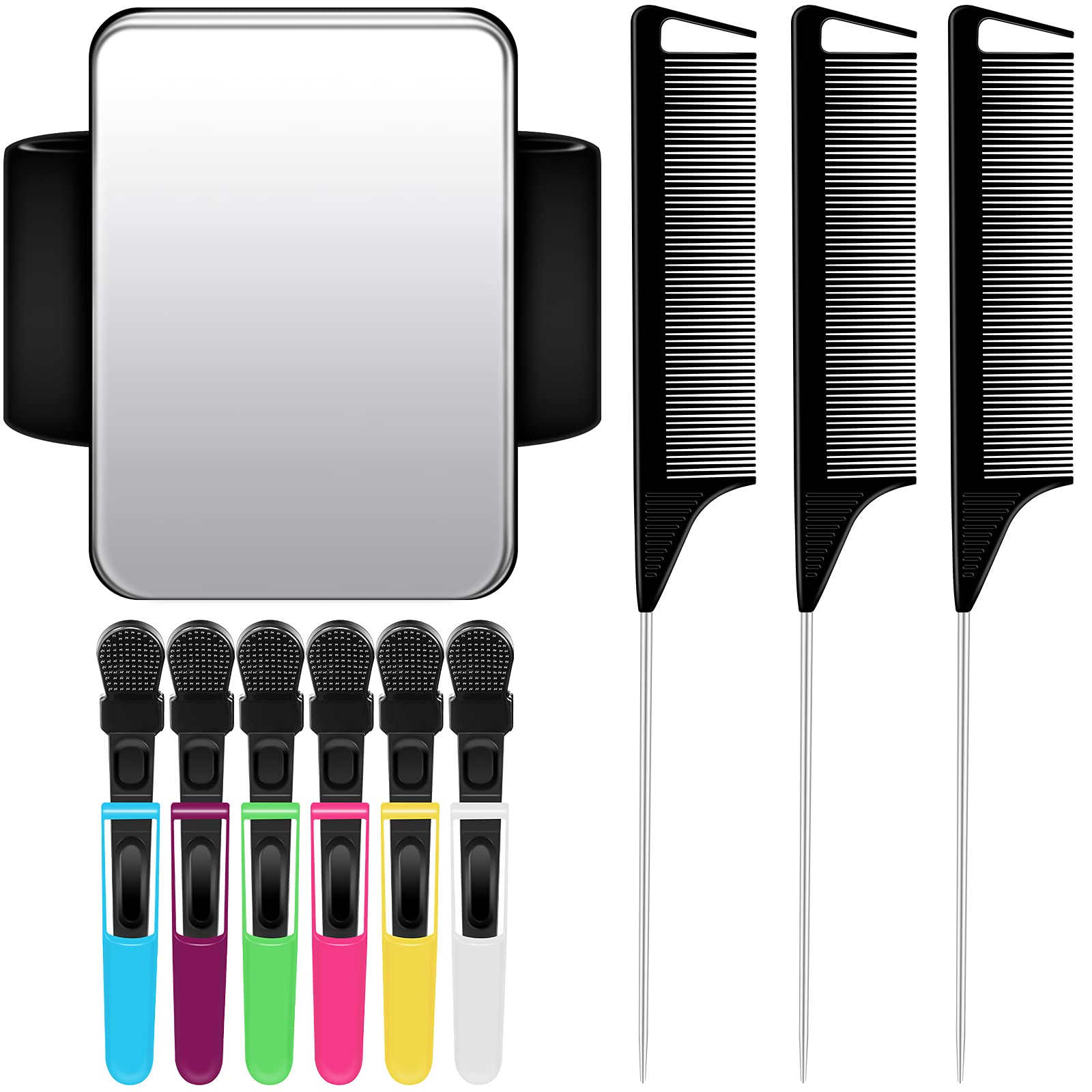 Geiserailie magnetic silicone wrist strap for collecting pins during styling