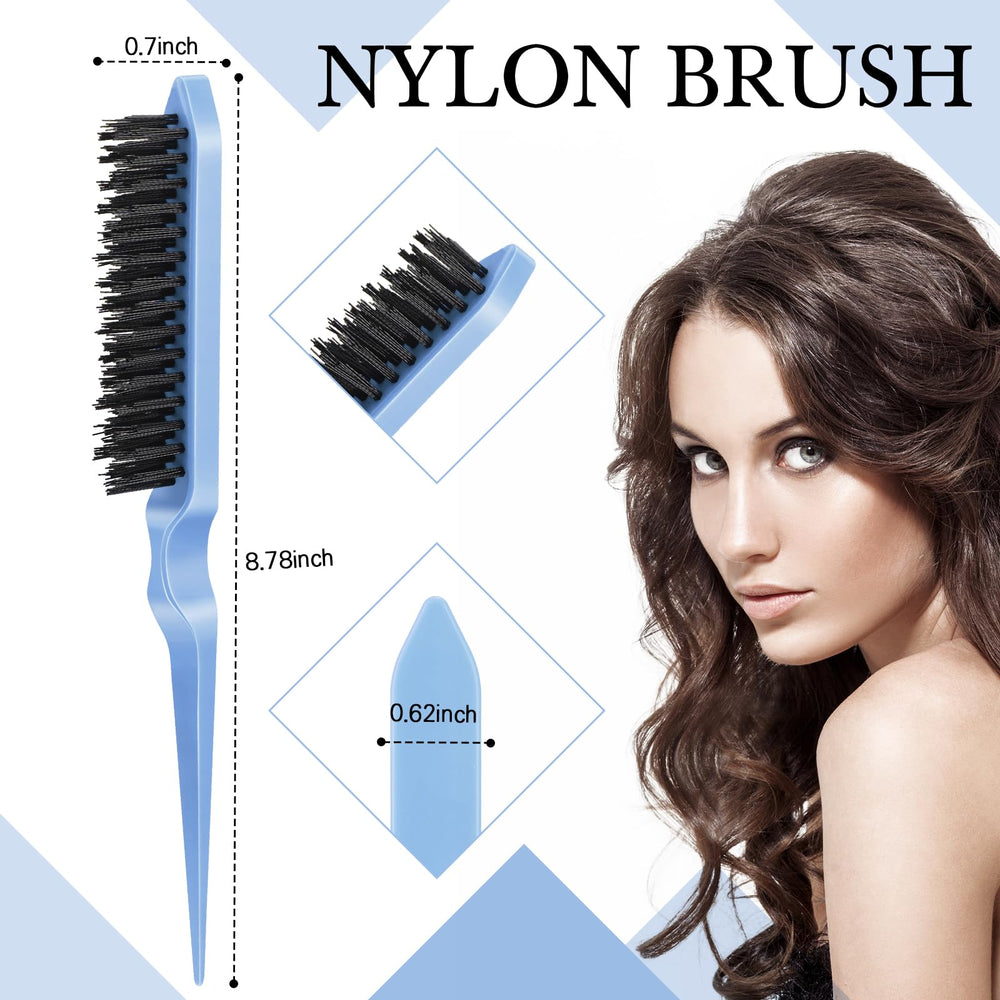 Geiserailie pin tail comb with stainless steel handle for precise parting