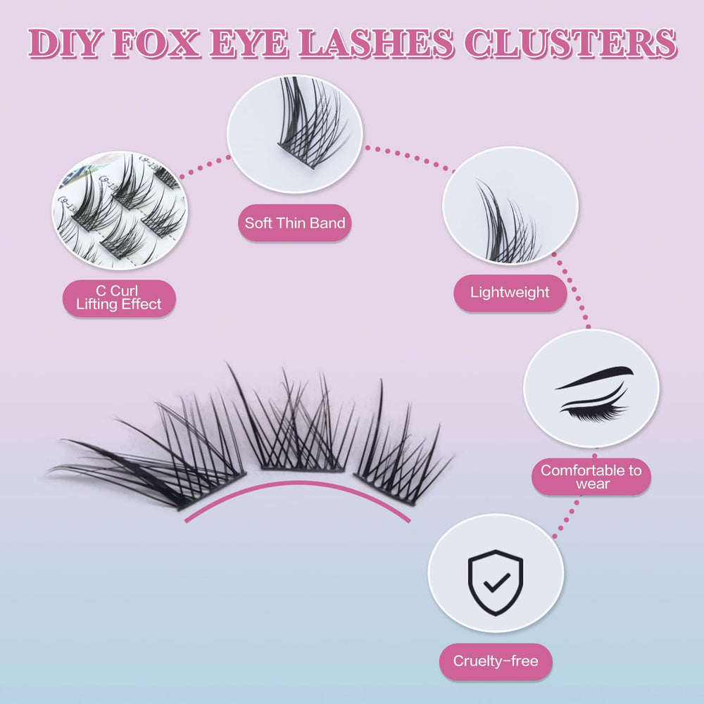 Gekinye soft silky lashes deliver comfortable, flexible wear.