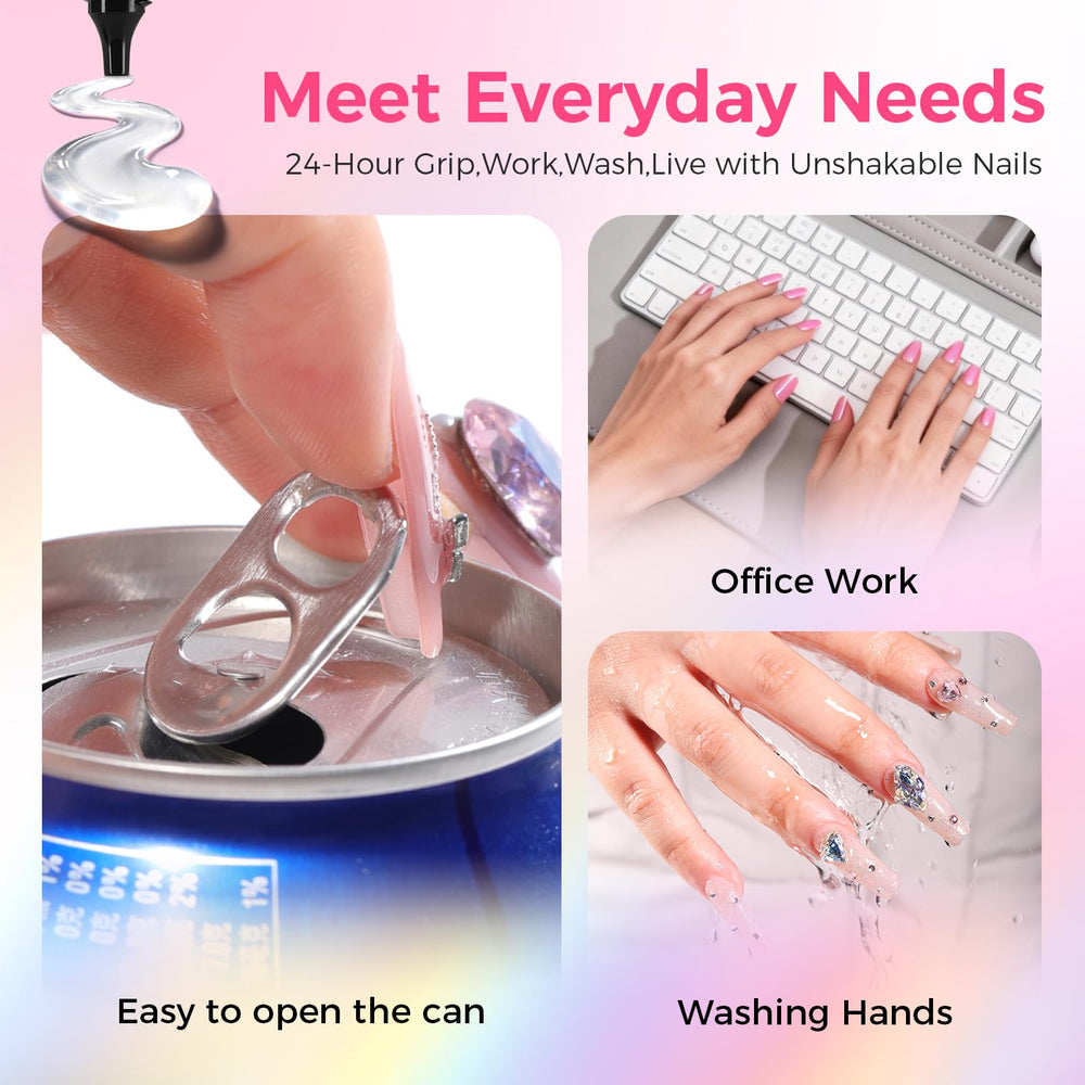 Water-resistant wear demonstrated on daily activities with GELLAKTIK glue
