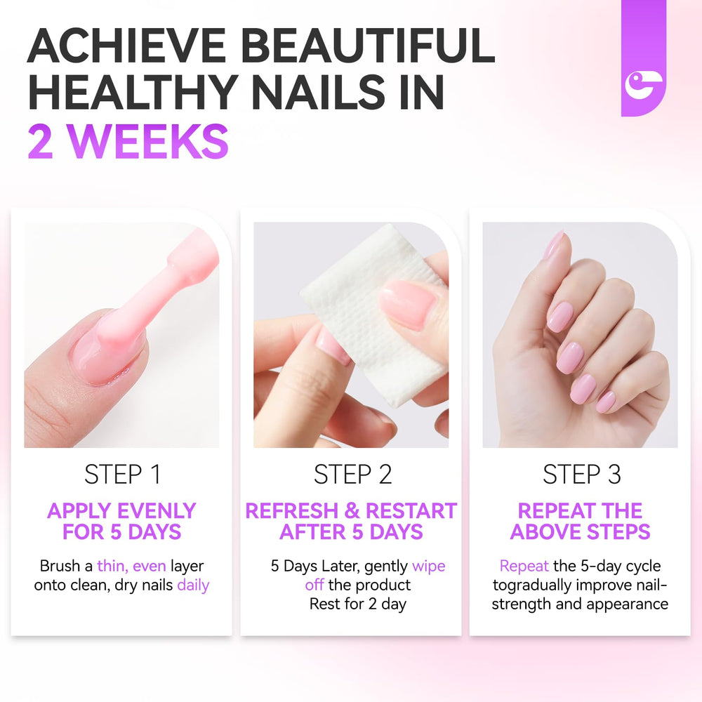 Gelike EC cruelty-free vitamin-enriched nail strengthener formula