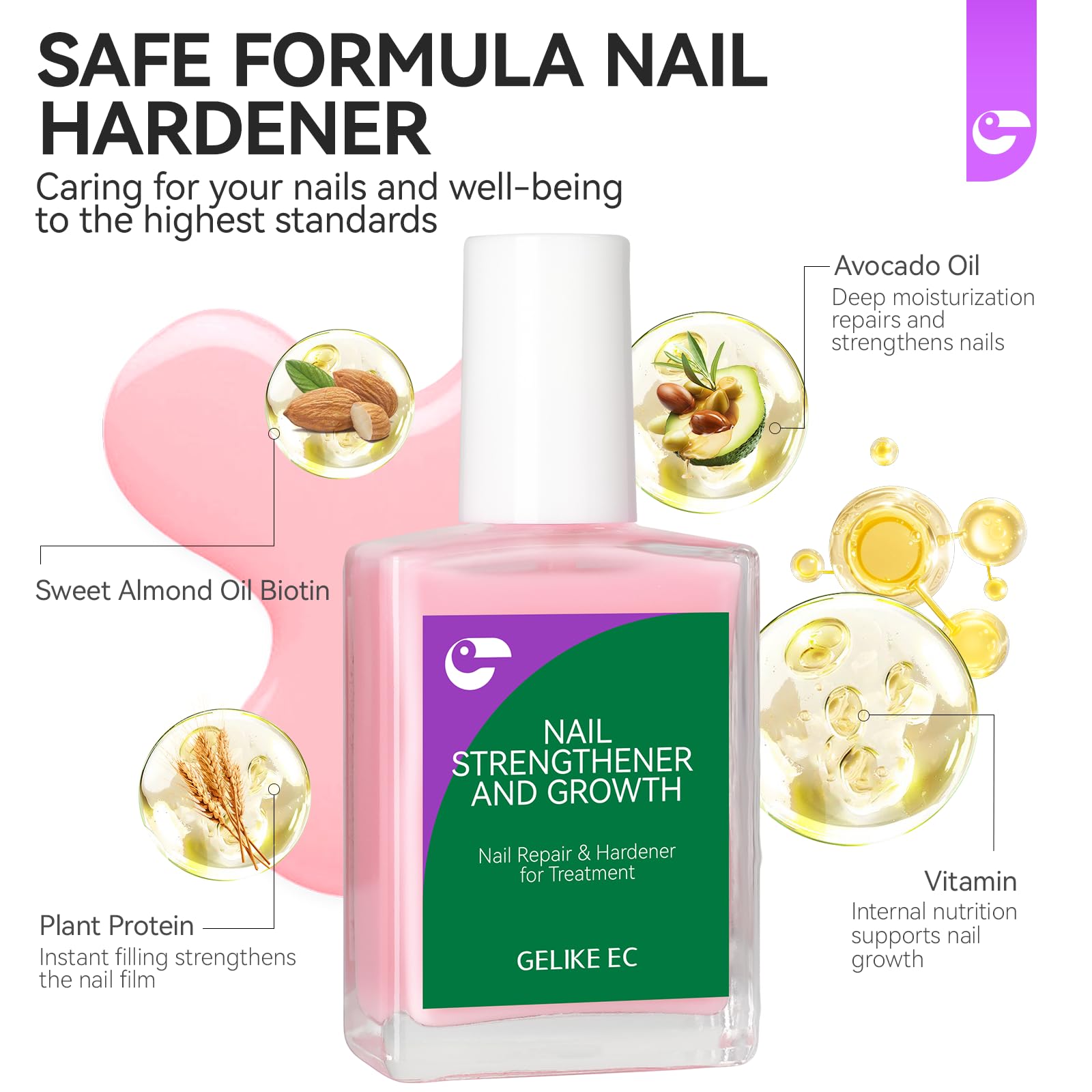 Gelike EC fast-drying formula for busy daily routines