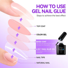 Gel blooming Gelike EC para degradados elegantes en uñas