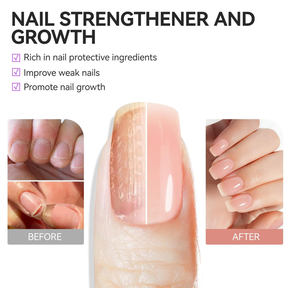 Gelike EC 6in1 top coat gloss for lasting shine.