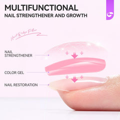 Gelike EC opción unisex para viaje compacto rosa, ideal para uñas.